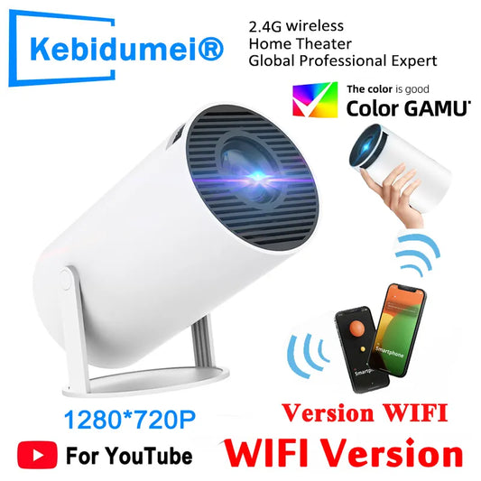 4K WIFI Projector 720P Portable MINI Projectors Home Theatre