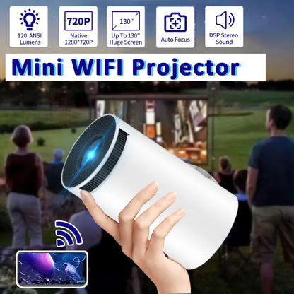 4K WIFI Projector 720P Portable MINI Projectors Home Theatre