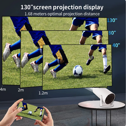 Mini Portable Projector - 4K Wi-Fi